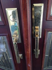 Front Door Handleset and mortis lock